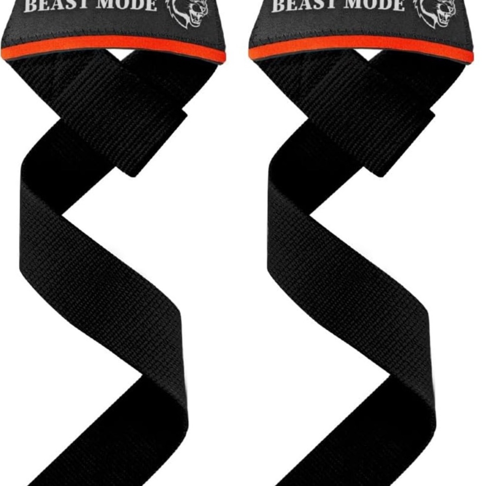 Beast Mode Lifting Straps Black